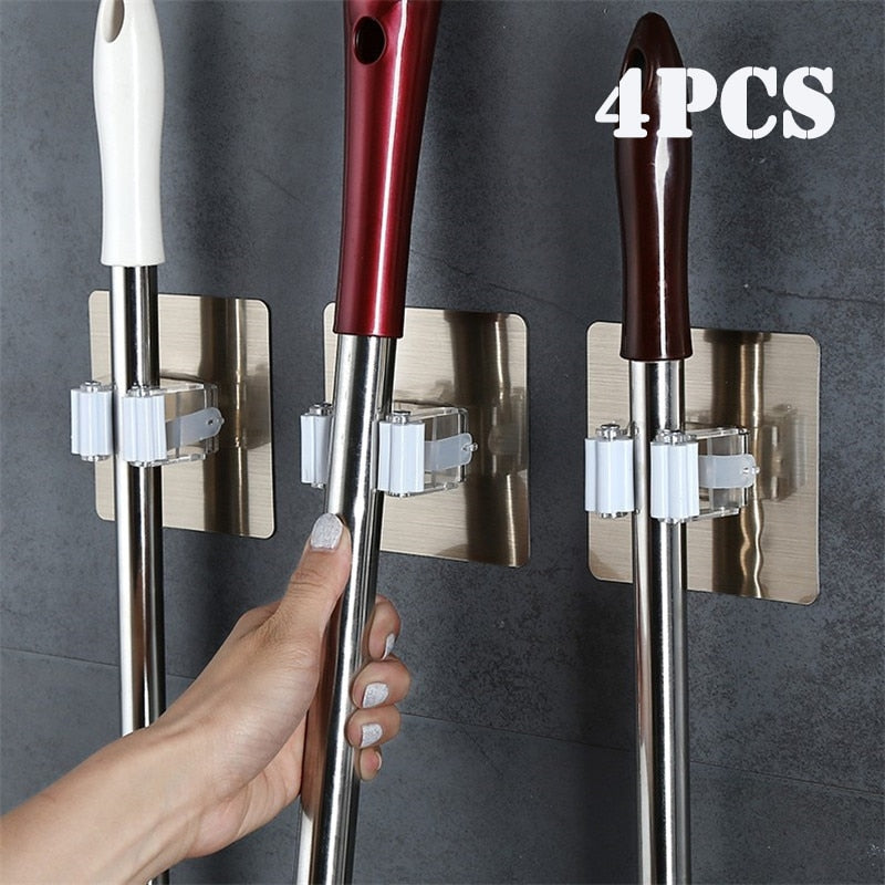 2 and 4 pieces Adhesive Multi-Purpose Hooks Wall Holder
