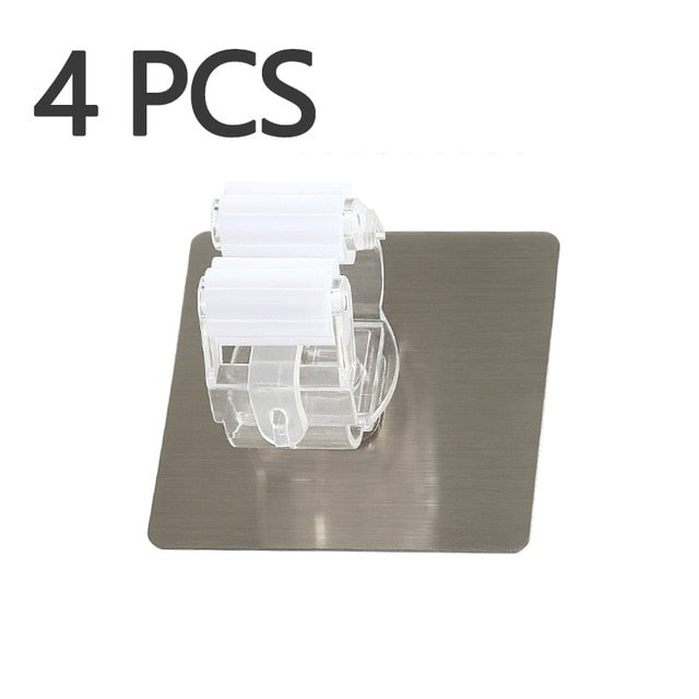 2 and 4 pieces Adhesive Multi-Purpose Hooks Wall Holder