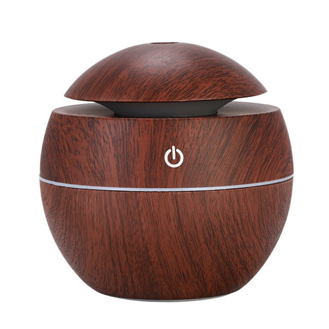 Wood Grain Mini Air Humidifier Ultrasonic