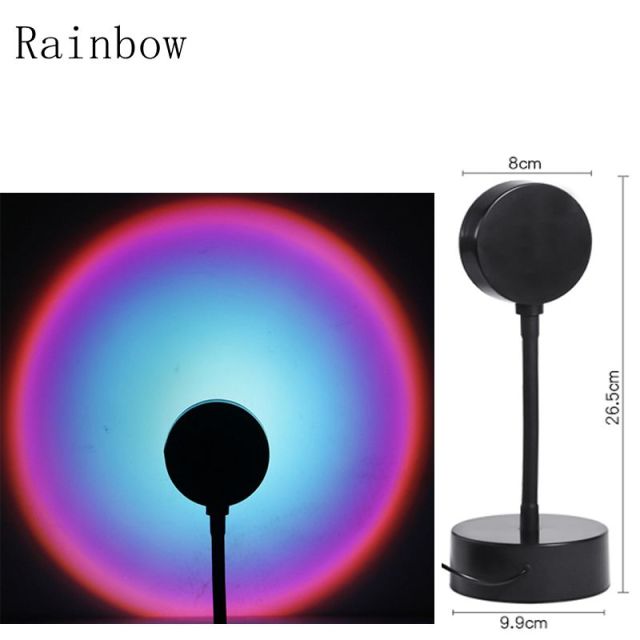 Sunset Lamp Projector Rainbow Light