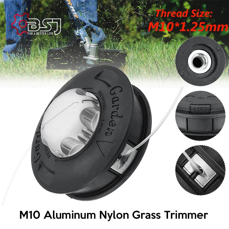 Aluminum Nylon Brush Mower Bump Spool Grass Trimmer