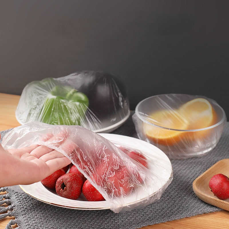 Disposable Food Cover  Plastic Wrap Elastic