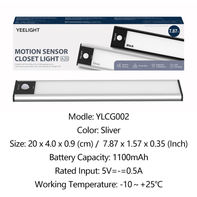 Led Under Cabinet Light Motion Sensor Wireless USB