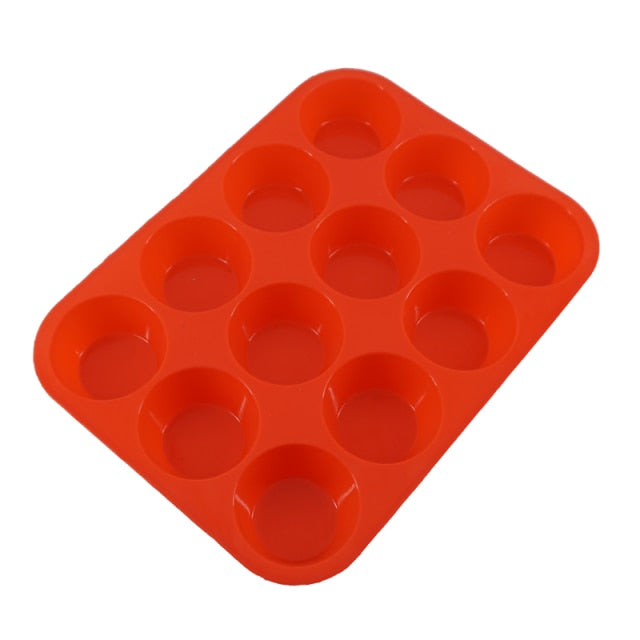 Round Rectangle Baking Accessories Silicone Molds