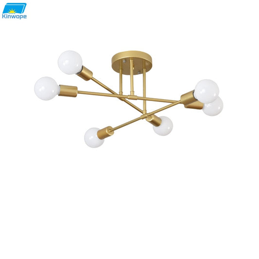 Lighting Warm And Romantic Golden Room Ceiling Lamps