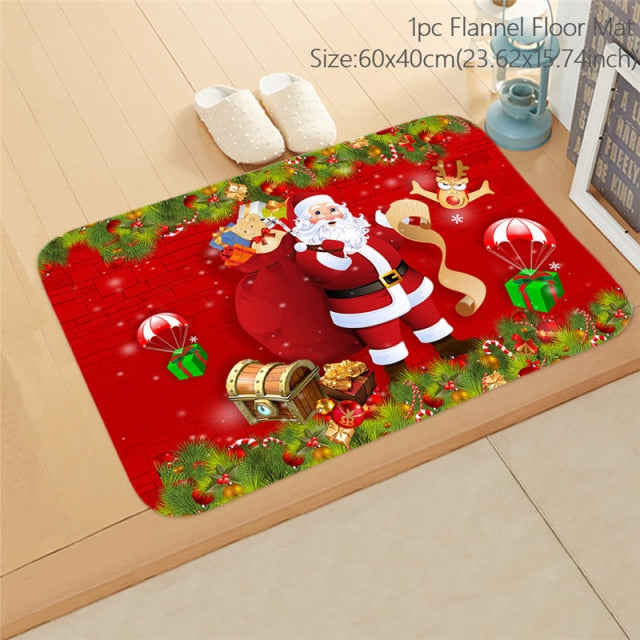 Christmas Decorations Door Mat Floor Carpet