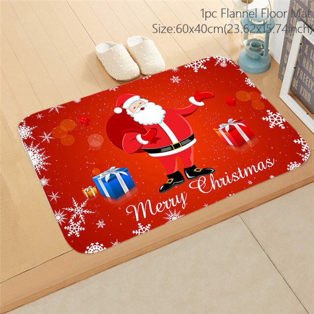 Christmas Decorations Door Mat Floor Carpet