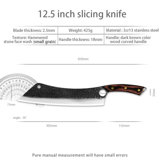 12.5 Inch Professional Kitchen knife High Carban Steel