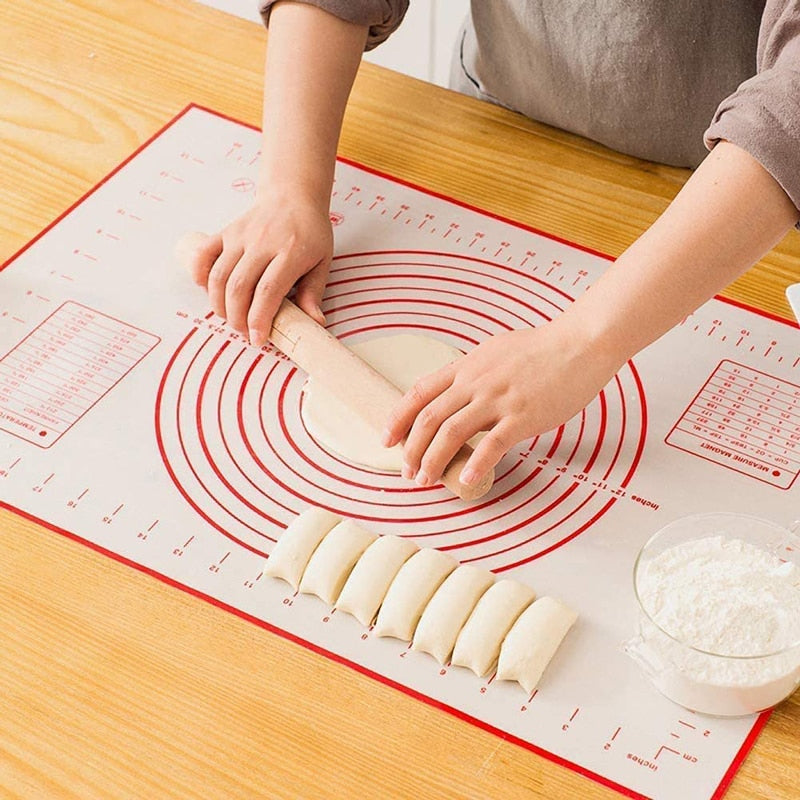 Silicone Mat Pad Baking Sheet Pizza Dough Maker