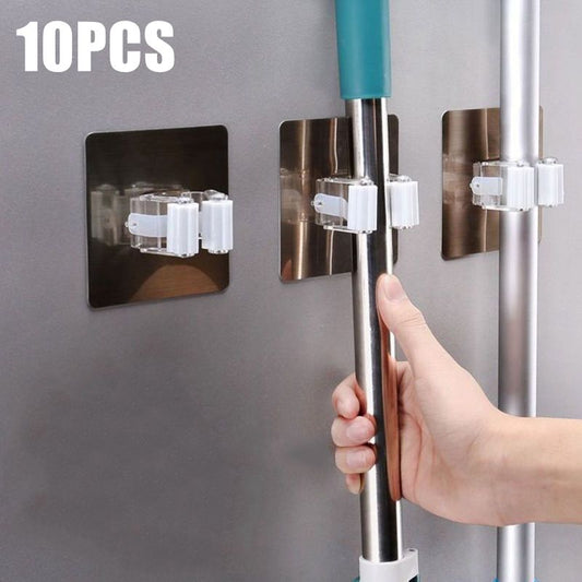 Adhesive Hooks Wall Mounted Mop