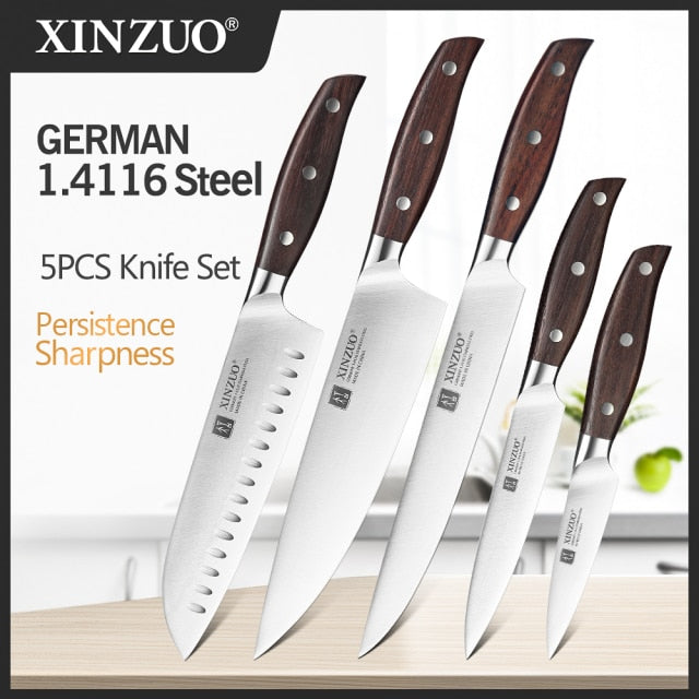 Paring Utility Cleaver Chef Knife Germany Stainless Steel