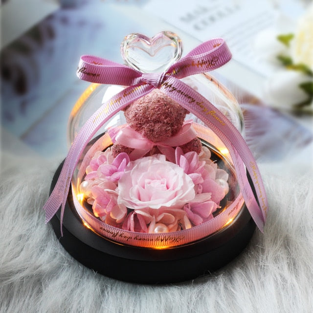 Eternal Rose Preserved Dried Flower for Home
