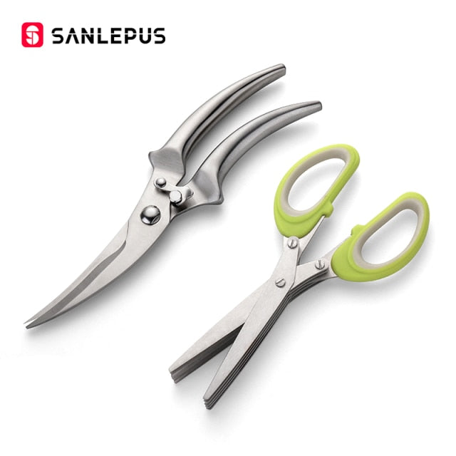 Multifunctional Scissors Stainless Steal Knife