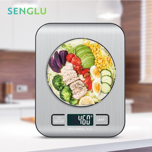 LCD Display Digital Food Scale Weight Grams