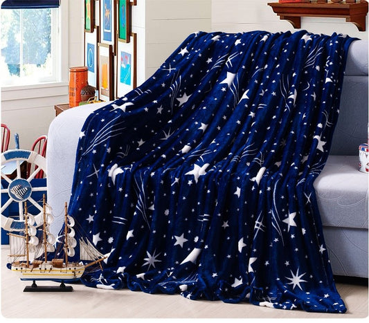 Bright stars bedspread blanket