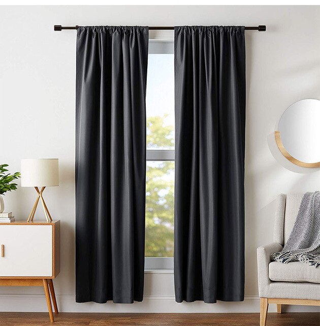 Modern Blackout Curtains Bedroom Window Blinds