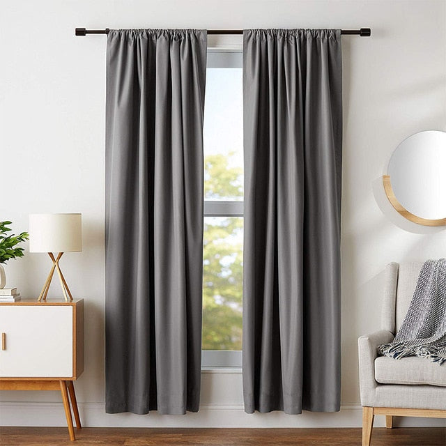 Modern Blackout Curtains Bedroom Window Blinds