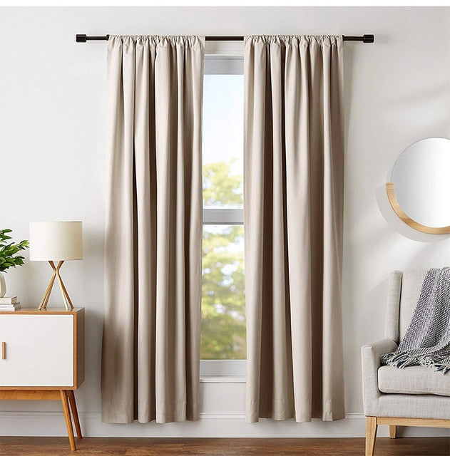 Modern Blackout Curtains Bedroom Window Blinds